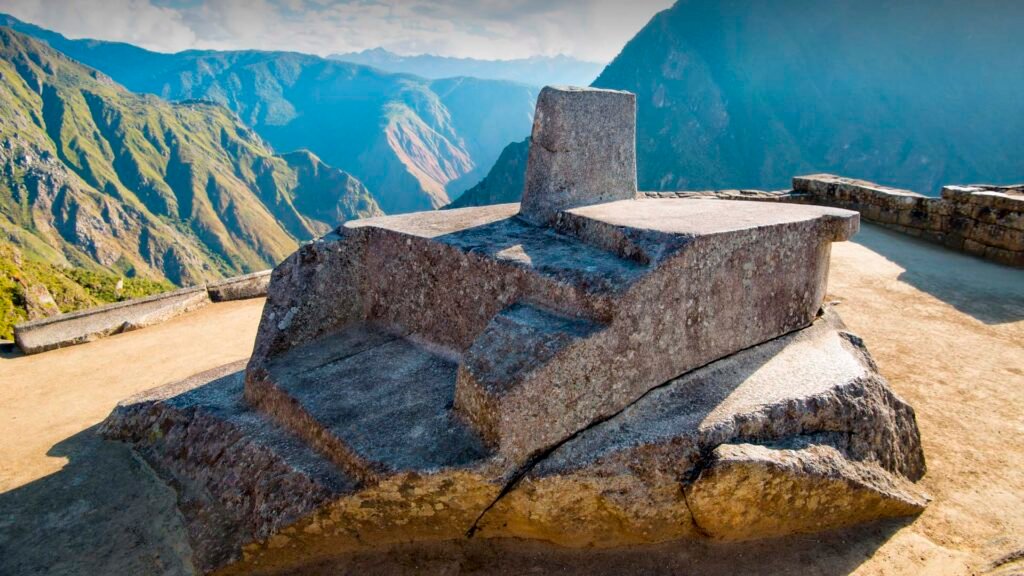 Intihuatana, observatorio astronómico en machu picchu